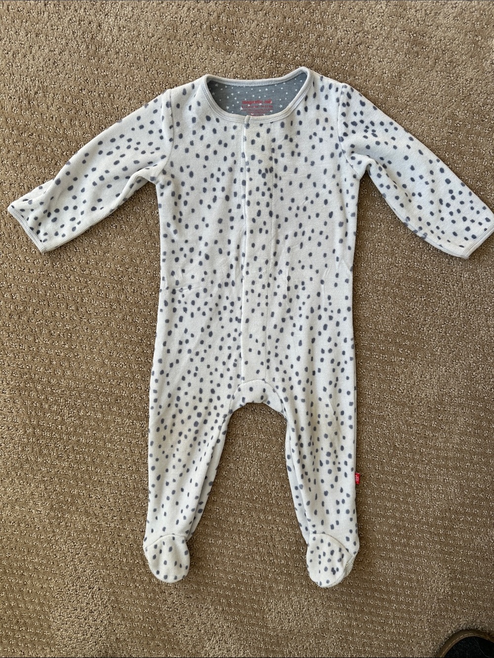 Fleece Magnetic Me footie pjs